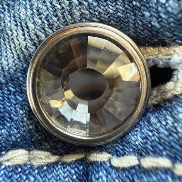 ROCK REVIVAL⚜️ Noelle Low Rise Capri Jeans 🤘👖 Size 27 - Picture 9 of 16